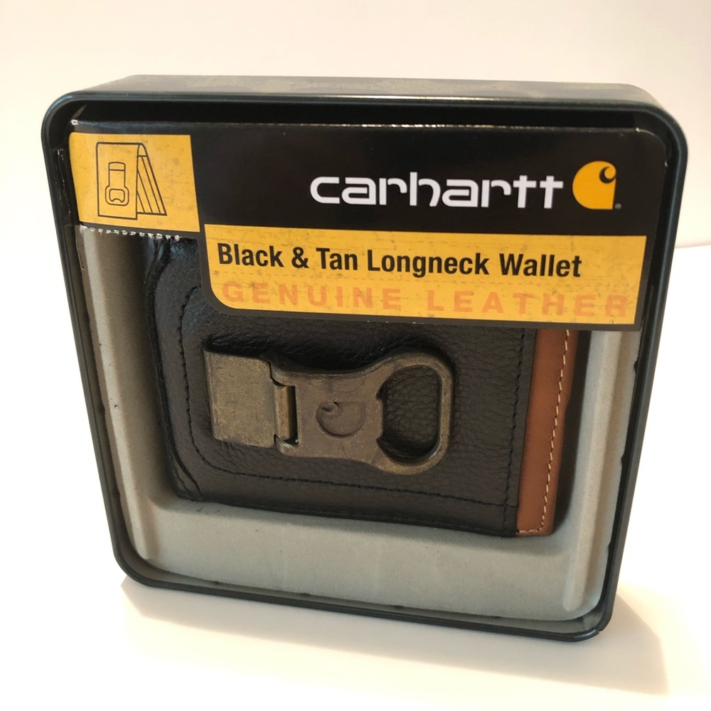 Carhartt Genuine Leather Wallet with Bottle Opener